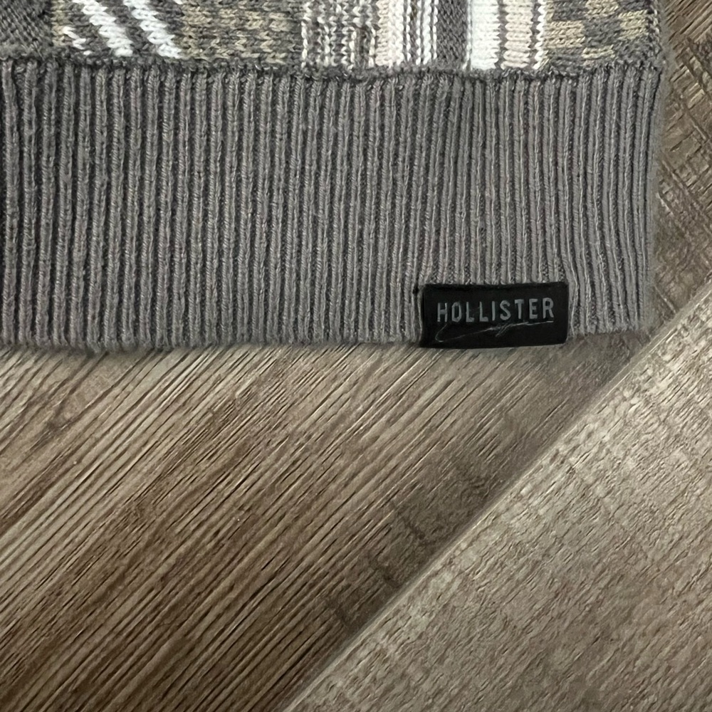 Hollister Men's Multi-Pattern cotton blend Cardigan size L EUC - Picture 6 of 7